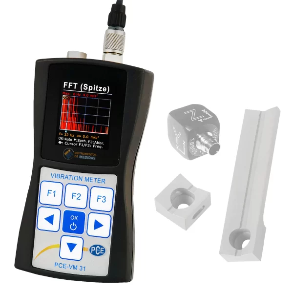 imagen de Vibrómetro para medir las vibraciones en manos y brazos PCE-VM 31-HA - PCE Instruments