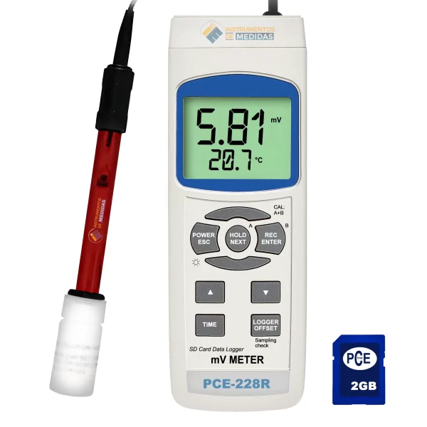 imagen de Medidor de mano para Redox, pH y temperatura PCE-228-R - PCE Instruments