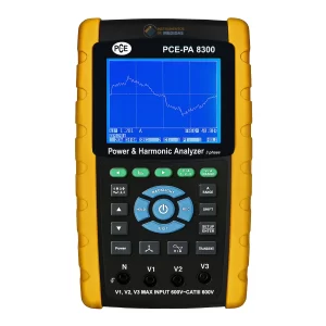 imagen de Pinza amperimétrica trifásica, armónicos y medidor de energía PCE-PA 8300-1 - PCE Instruments