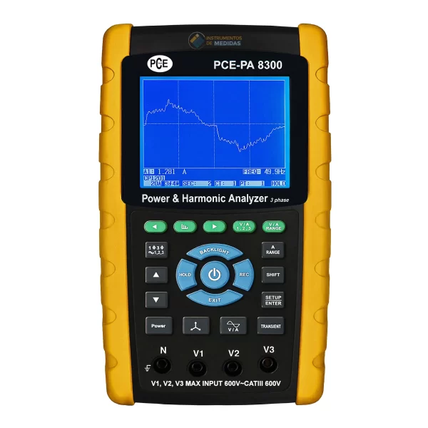 imagen de Pinza amperimétrica trifásica para medir armónicos y energía PCE-PA 8300-2 - PCE Instruments 1