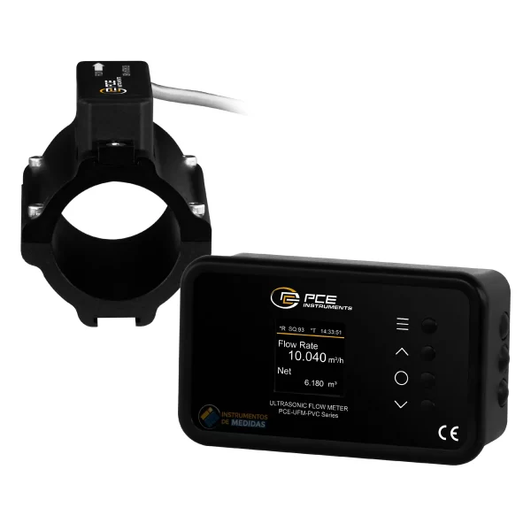 imagen de Caudalímetro ultrasónico de instalación fija PCE-UFM 40PVC - PCE Instruments
