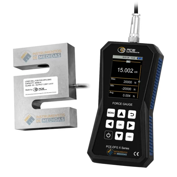imagen de Dinamómetro con célula de carga externa hasta 20 000 N PCE-DFG 20K X - PCE Instruments