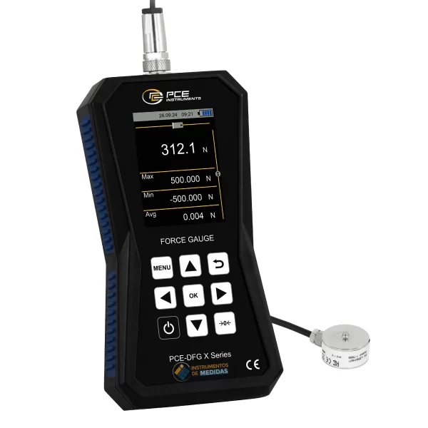 imagen de Dinamómetro con célula de carga externa para compresión hasta 500 N PCE-DFG 0K5 XF - PCE Instruments