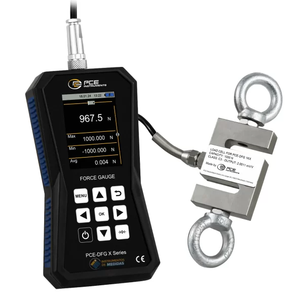 imagen de Dinamómetro con célula externa hasta 1000 N PCE-DFG 1K X - PCE Instruments