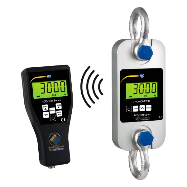 imagen de Dinamómetro de tracción móvil o medidor de fuerza PCE-DDM 3 - PCE Instruments