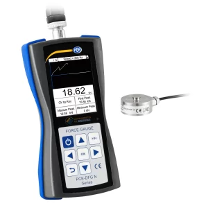imagen de Dinamómetro digital con célula de carga externa, interfaz USB y software PCE-DFG NF 20K - PCE Instruments