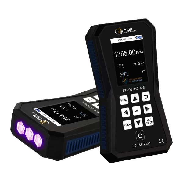 imagen de Estroboscopio UV con 3 LED UVA de alta potencia PCE-LES 103UV-365 - PCE Instruments