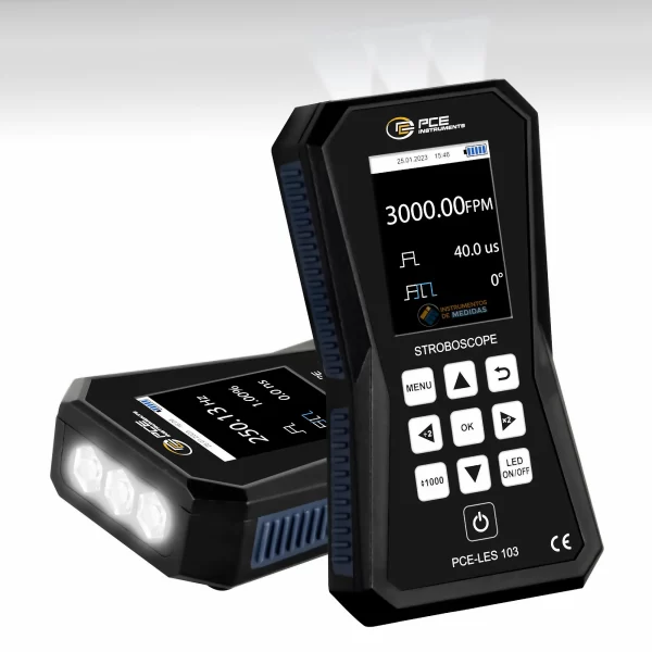 imagen de Estroboscopio con 3 LEDs de alta potencia PCE-LES 103 - PCE instruments