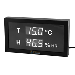 imagen de Indicador de gran formato para temperatura y humedad relativa en piscinas PCE-BDT TH T-H - PCE Instruments