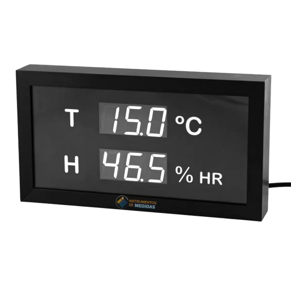 imagen de Indicador de gran formato para temperatura y humedad relativa en piscinas PCE-BDT TH T-H - PCE Instruments